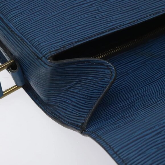 LOUIS VUITTON Epi Saint Cloud GM Shoulder Bag Toledo Blue M52195 LV Auth BA3294 - Picture 13 of 16